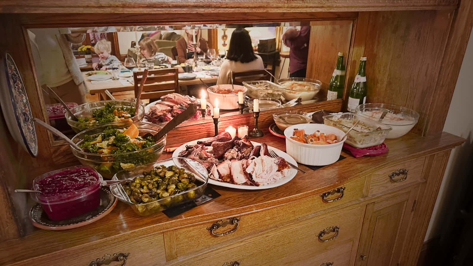 The Thanksgiving Buffet spread at Thanksgiving, 2024